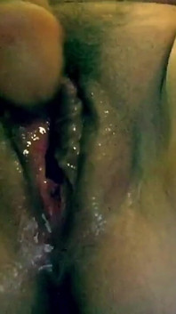 Verbal Squirting for Stepdaddy on Huge Dildo