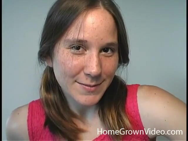 Homegrown Video: Alexia creampied in her hairy pussy
