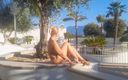 Selena 70: La posación y el placer desnudo al aire libre de...