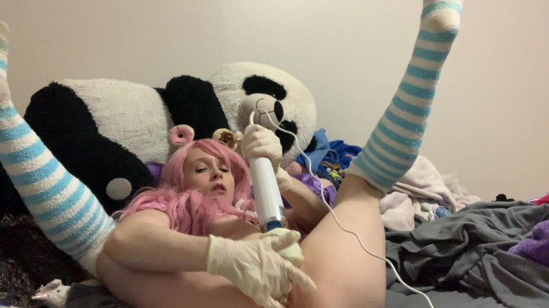 EmoDream1998: Latex fetisj handschoen vullen video