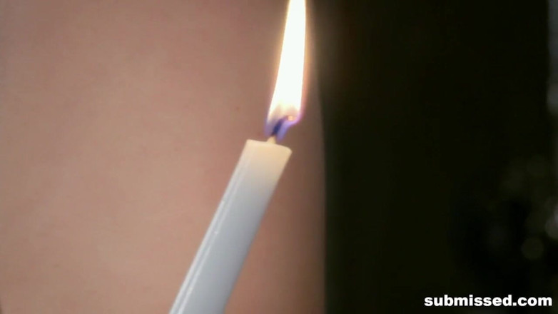 Submissed: Young babe gets tied upside down and punished with hot...