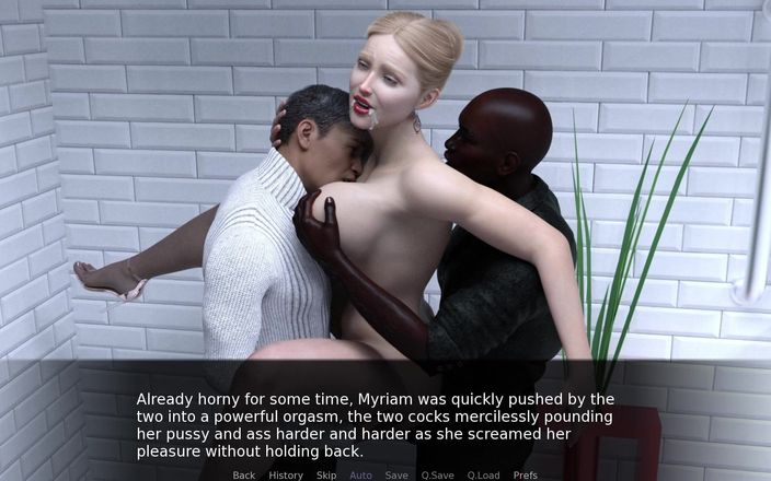 Porngame201: Project Myriam - Naughty Housewife Fucking with 2 Perverts - 3D game, 60 FPS