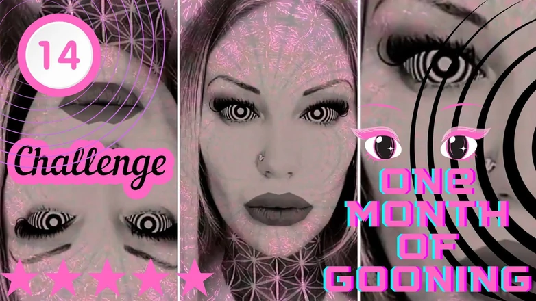 Goddess Misha Goldy: 30 days of spiraling gooning, edging, and denying challenge! Day 14