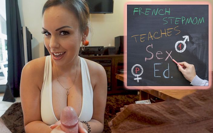 ImMeganLive: French stepmom teaches sex ed - part 1