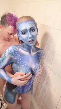 X-men mystique body usuwanie prysznic i jebanie