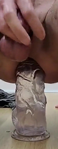 Large Dildo for a Large Ass Gape