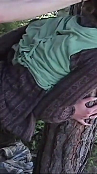 Amateur Couple Fucks Hard in the Woods