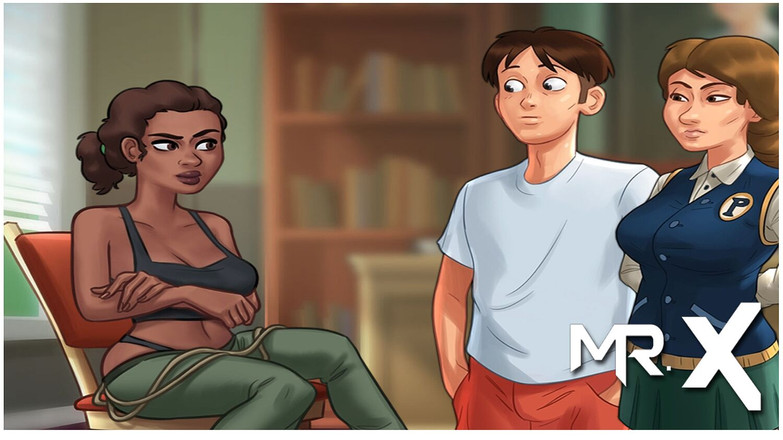 Mr Studio X: Summertimesaga - प्रधानाध्यापिका अपने छात्रों को सजा देती है e2 # 10