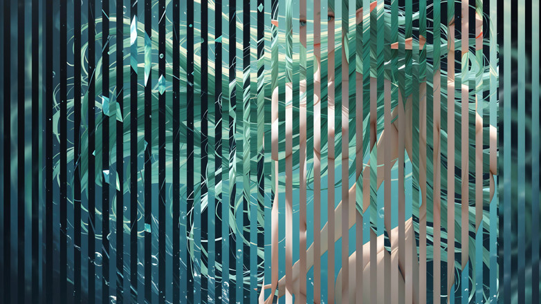 LustRender: Lustrenderスライドショー:ヌードエルフ女性の流れる髪 ナチュラルシェイプ - AI動画