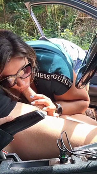 Beautiful Latina with a Big Butt Has Sex in the Car with a Stranger!