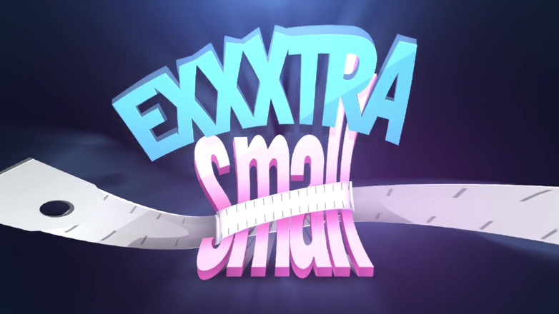 Exxxtra Small: Cute fit teeny bopper gags on a big white cock