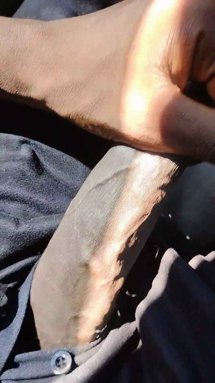 Chocolate Meat Stick: Čokoládová tyčinka ukazuje velké černé péro