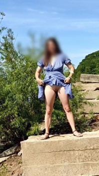 I'm Not Wearing Any Underwear Under My Dress