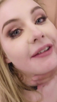 Petite British Blonde Baby Kitten Takes a Monster Cock in Her Tight Ass