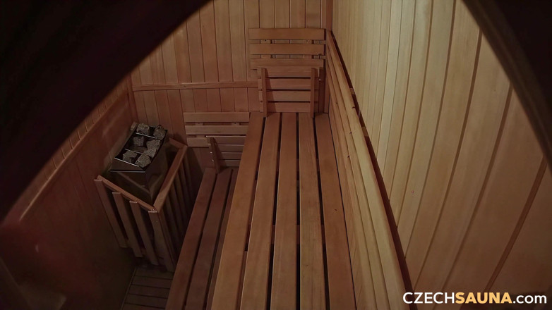 Czech Sauna: Czech Sauna 29: Blonde MILF and Brunette Lover Get Dirty in...