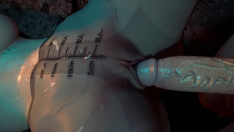 Why fuck so hard: 3D geiles asiatisches dünnes schätzchen, das sexy dessous trägt