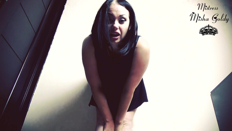 Goddess Misha Goldy: Fat Pigs like you disgust me! Orgasn controll &amp; orgasm denial!!