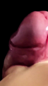 Slow Motion Finale. Close-up of a Milking Hole Receiving a Big Load.