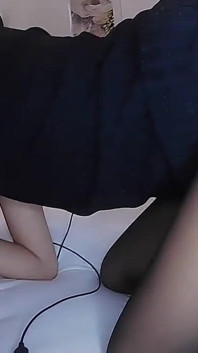 She Loves Drinking Cum From a Condom and Gargling Sperm After Slow Sensual Blowjob