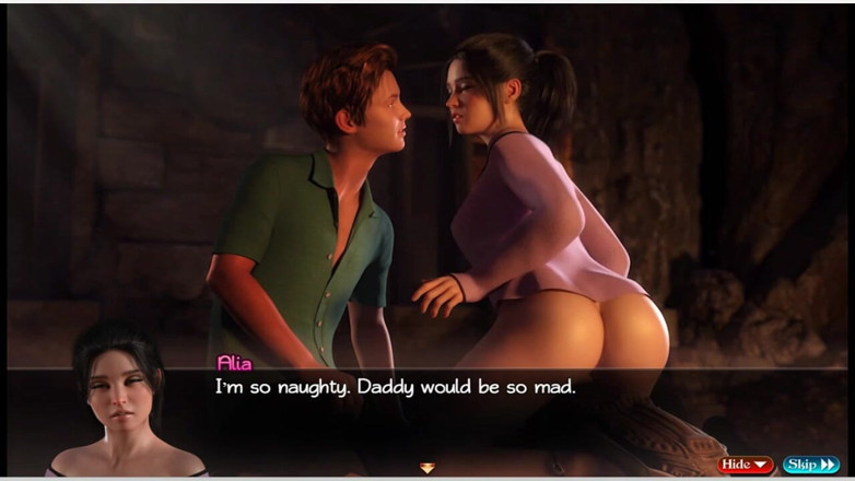 XXX Games Bunk: Tesouro de Nadia gameplay - inserção de garrafa, vibrador