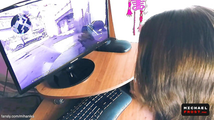 MichaelFrostPro: Teen Gamer Rough Ass Fucked and Creampie Right During Counter...