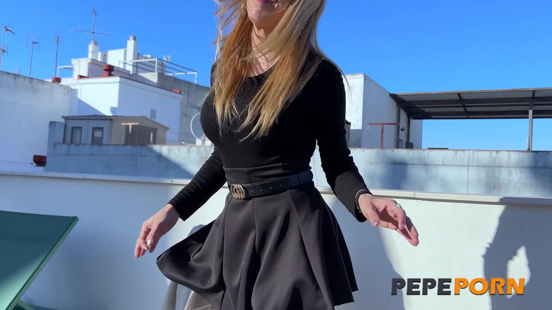 PepePorn: Super Busty MILF Fucks a Fat Cock, Pearl Blonde in...