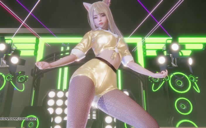 3D-Hentai Games: [MMD] T-ARA - Sugar Free Ahri Seraphine Akali Sexy Hot Striptease...