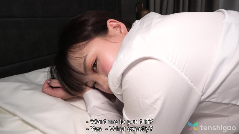 Tenshigao: Mai Toda Is in Her Office Uniform Masturbating for Us