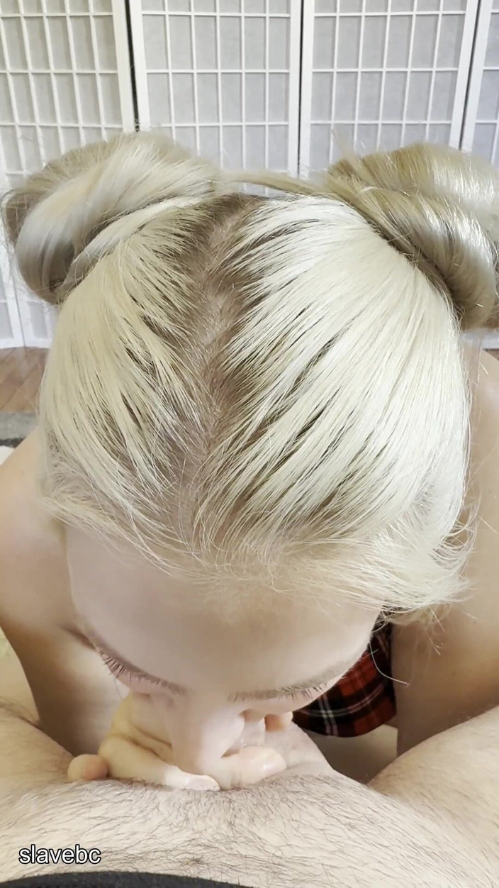 slavebc: 継父が言う - フェラチオ、ディープスロート、射精ショット