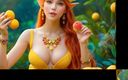 AI Girls: Beautiful Big Breasted Nude Elf Girl with Abiu