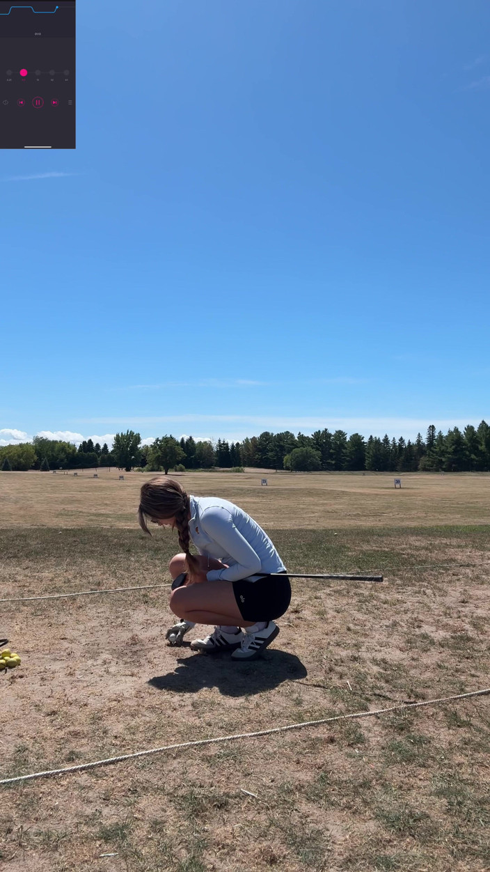 Nadia Foxx: Public Orgasm at the Driving Range