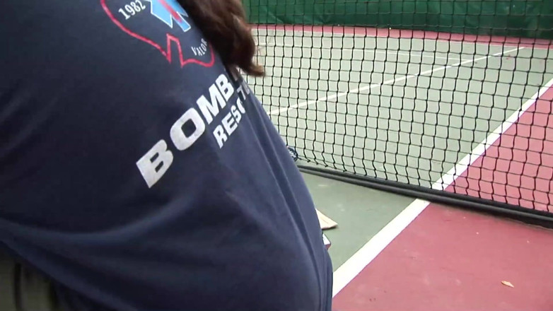 Sex All Together: Fucking in three on the tennis court