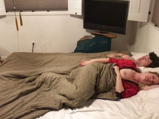 Erin Electra: Stepmom shares a bed with stepson