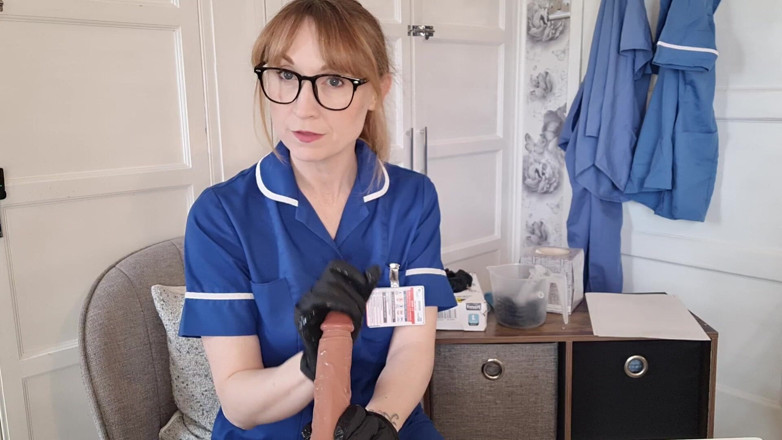 Lily kink: POV Sekskliniek Verpleegster Handjob Proef CFNM