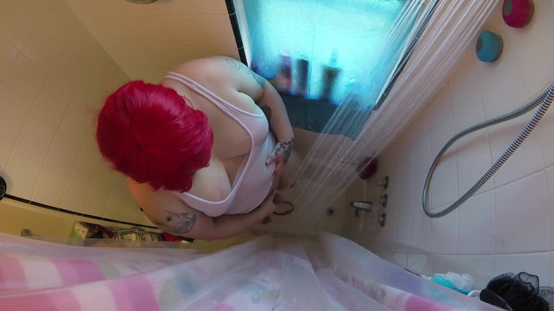 Miss Alina Paige: Missalinapaige Shower with Cock Reveal