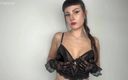 Lady Medusa: Sph dans des gants en dentelle