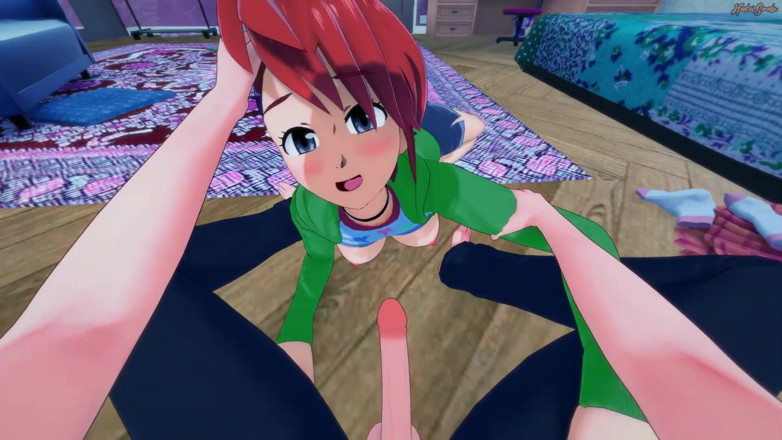 Hentai Smash: Frankie Foster spits out your cum then gets fucked from...