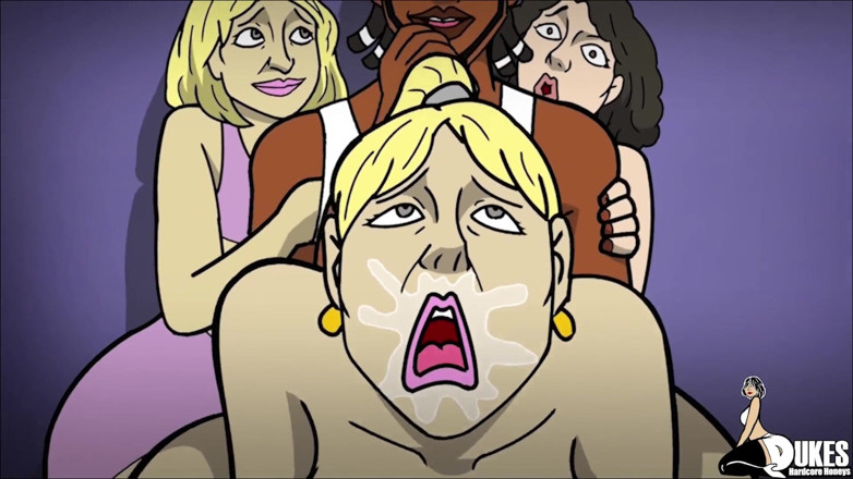 Dukes Hardcore Honeys: ตูดMILF โดนBBCกับดิลโด้กระแทก