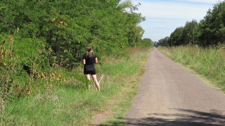 Milfcamsex: Patricia zieht sich unter der sommersonne aus