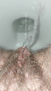 Piss From Hairy Pussy
