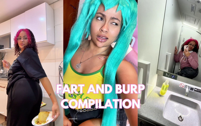 Cutiepiie Chubby: Weekly Fart and Burp Compilation Plane, Restaurant and Home