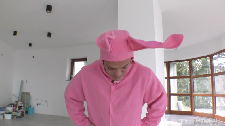 Immoral Live: The Easter Bunny Takes the Anal Virginity of Emily Cutie