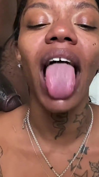 Sexy Ebony Gypsyish Sucking Big Black Cock! Full Video!