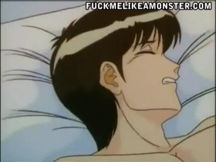 Fuck Me Like a Monster: Impotent cartoon character becomes a slave for a nurse