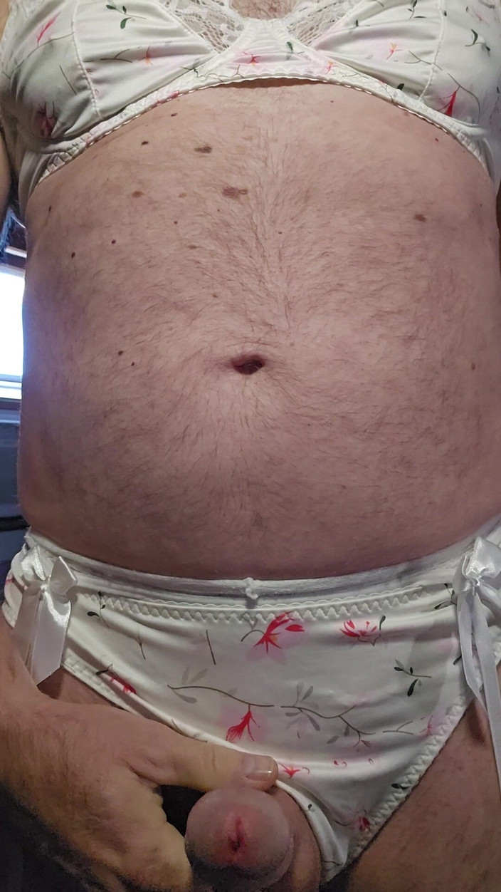 Fantasies in Lingerie: Diversão em meu sutiã branco e calcinha