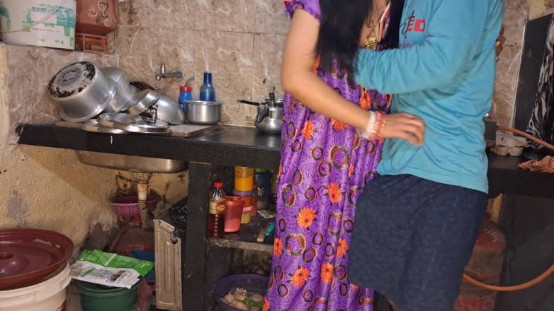 Shima kumari44: Indian Desi Village Bhabhi and Devar Hard Fucking in Kitchen...