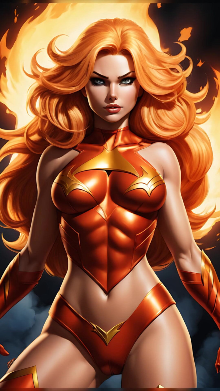 LustRender: Nude Blaze Vanguard Courage Aura