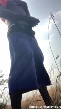 Masturbating Alone Intensely in the Bush