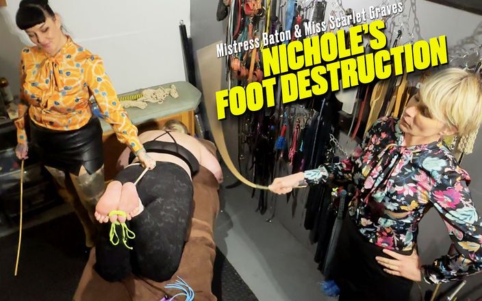 MistressBaton: La destrucción del pie de Nichole