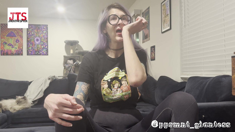 Peppermint Giantess: Déesse des jeux - Géante, POV, Collab JTS